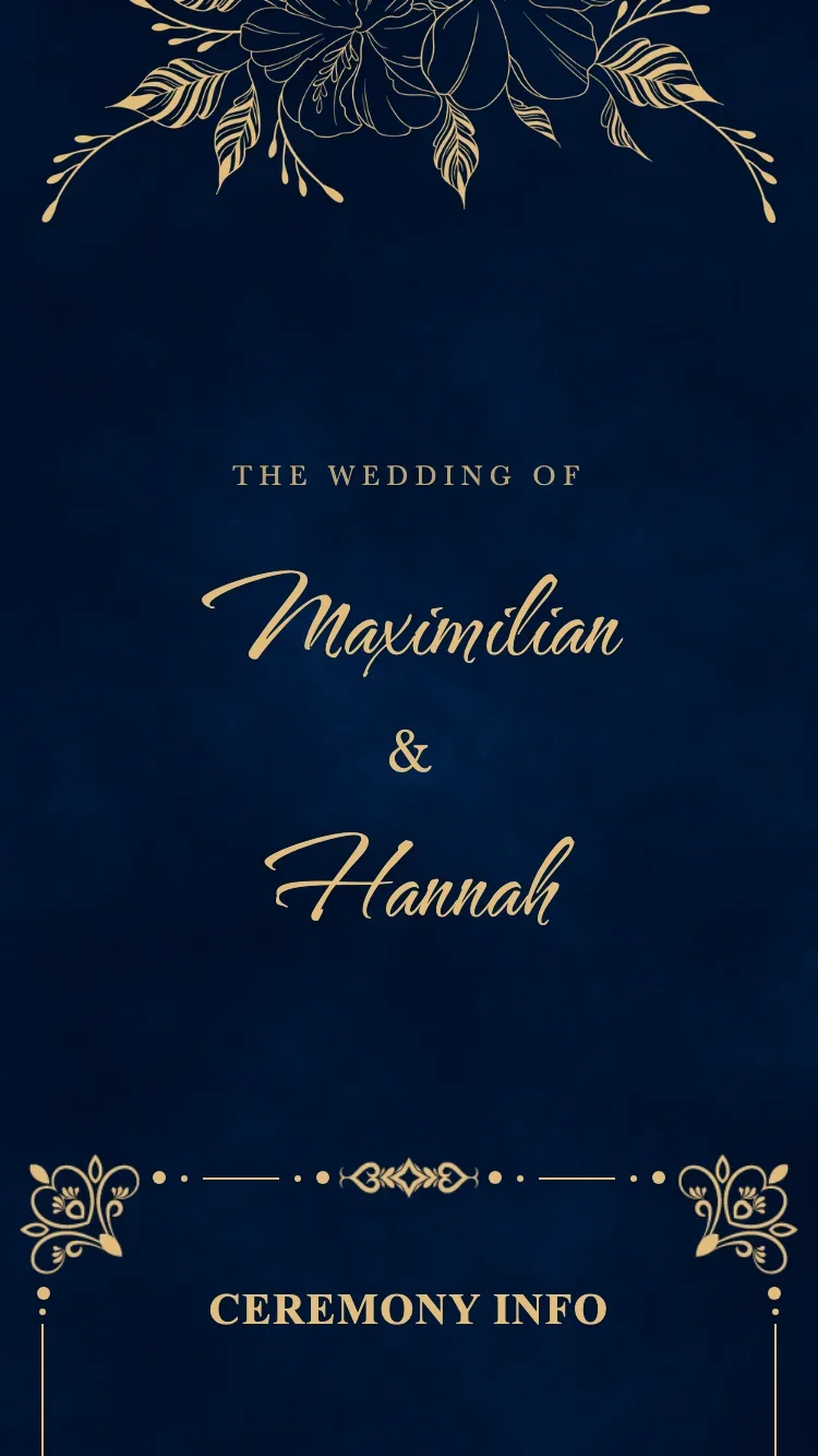 Royal - Blue - Online Wedding Invitation Template