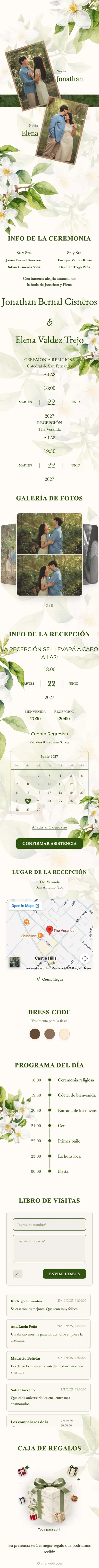 Boho Floral - Verde