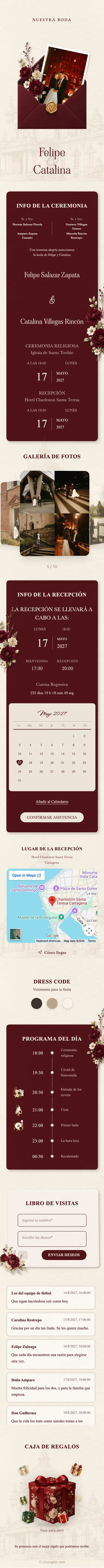 Minimalism - Rojo Oscuro