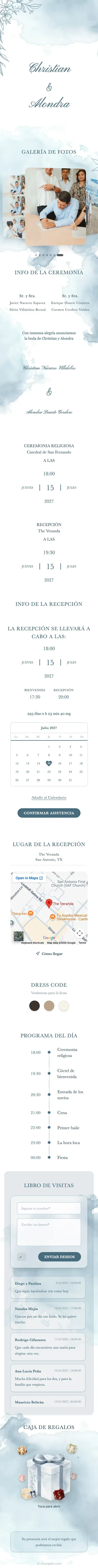 Spring Garden - Azul