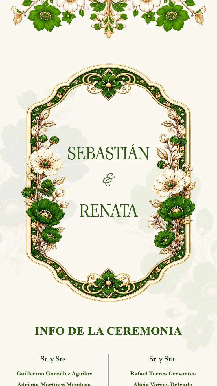 Crystal Floral - Verde