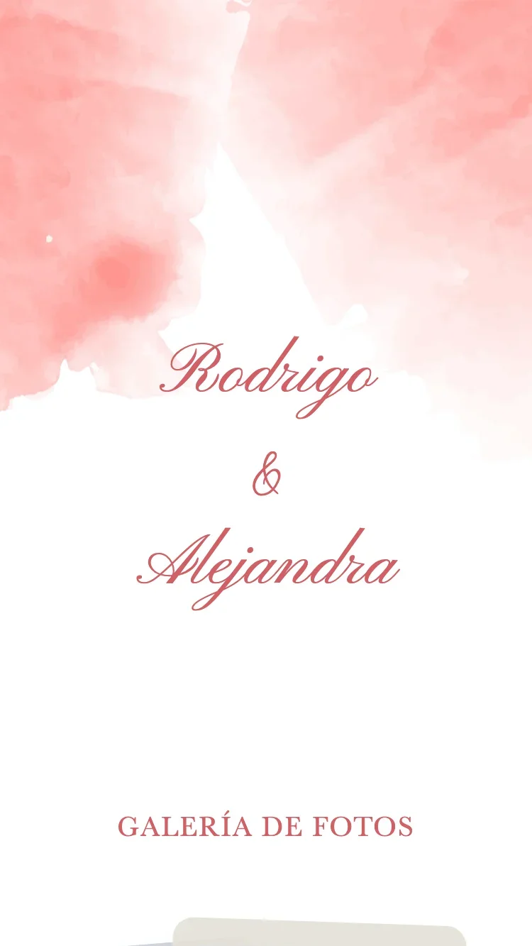 Spring Garden - Rojo - Plantilla de Invitación de Boda Online