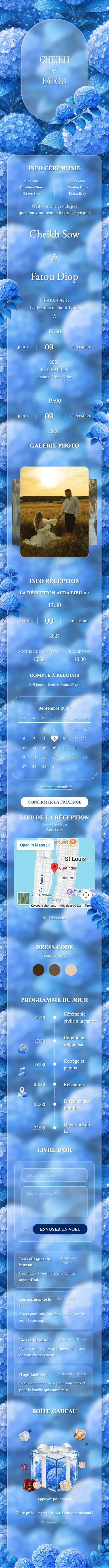 Glass Garden - Bleu