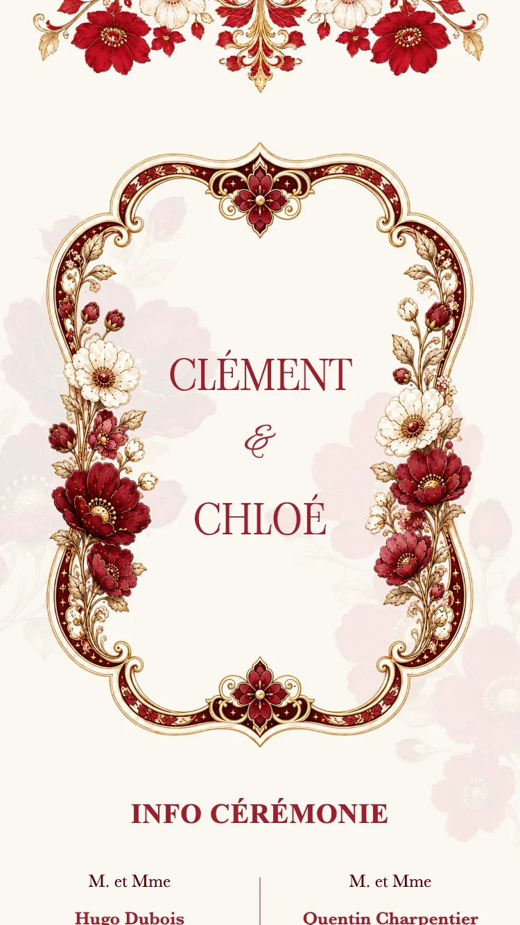 Crystal Floral - Rouge