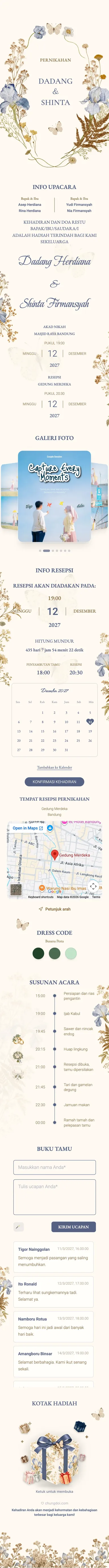 Bunga Kering V2 - Biru