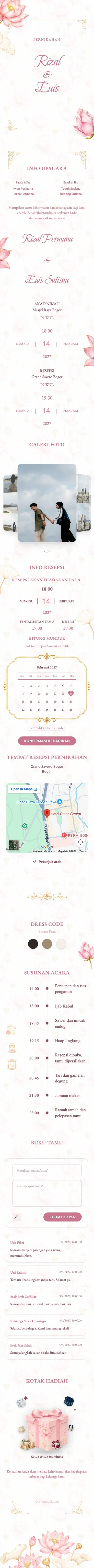 Teratai - Merah Muda