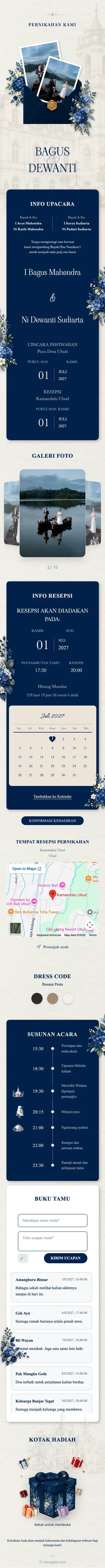 Minimalism - Biru Tua