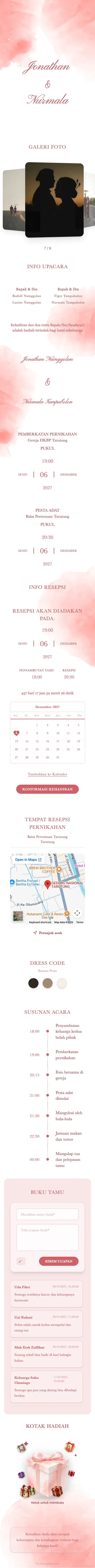 Spring Garden - Merah