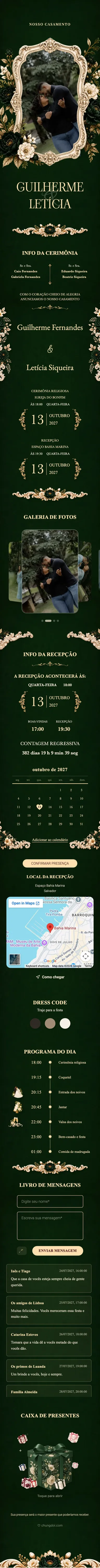Baroque II - Verde Escuro