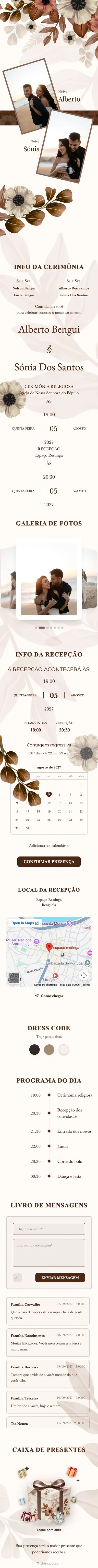 Boho Floral - Marrom