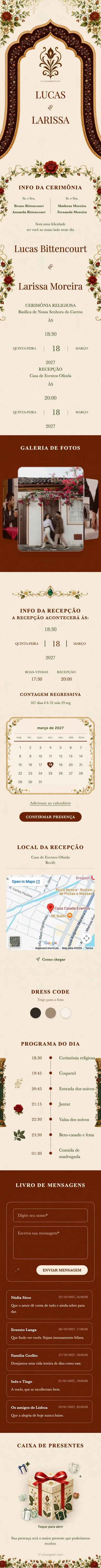 Brocade Flower - Vermelho