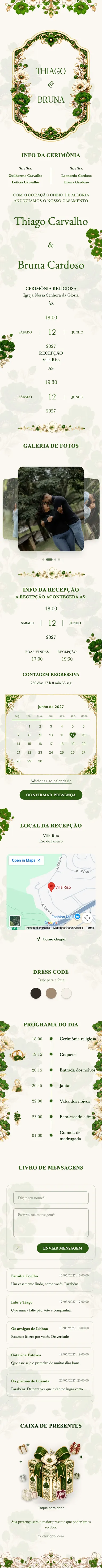 Crystal Floral - Verde