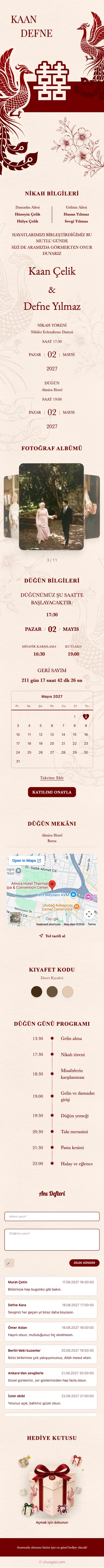 Double Phoenix - Kırmızı