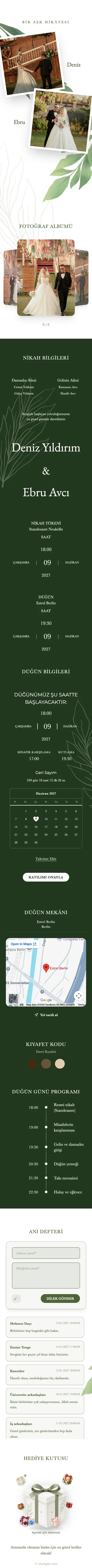 Elegant Leaf - Yeşil