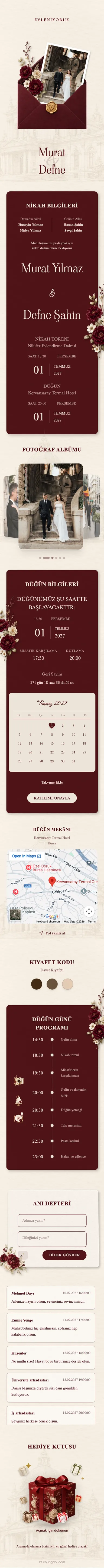 Minimalism - Koyu Kırmızı