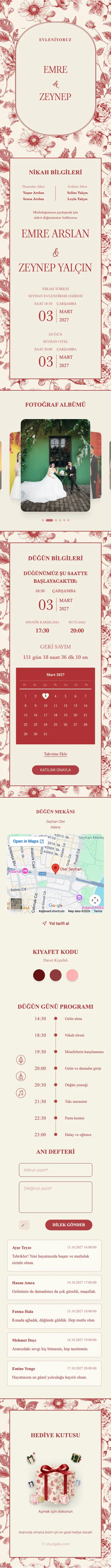 Porselen - Kırmızı