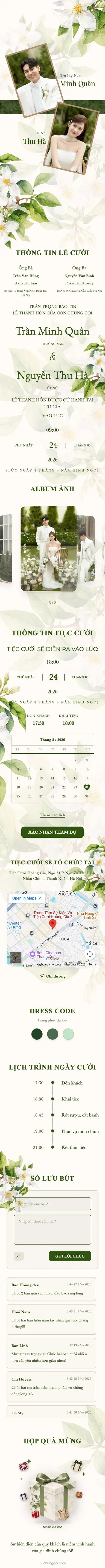 Hoa Mộc - Xanh