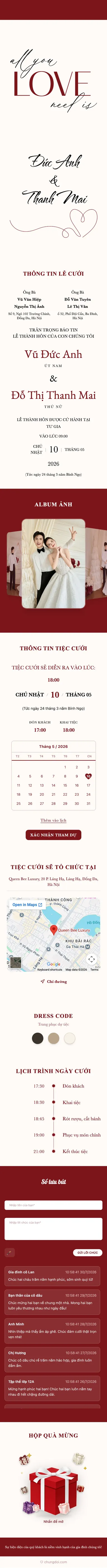 Minimalism - Đỏ