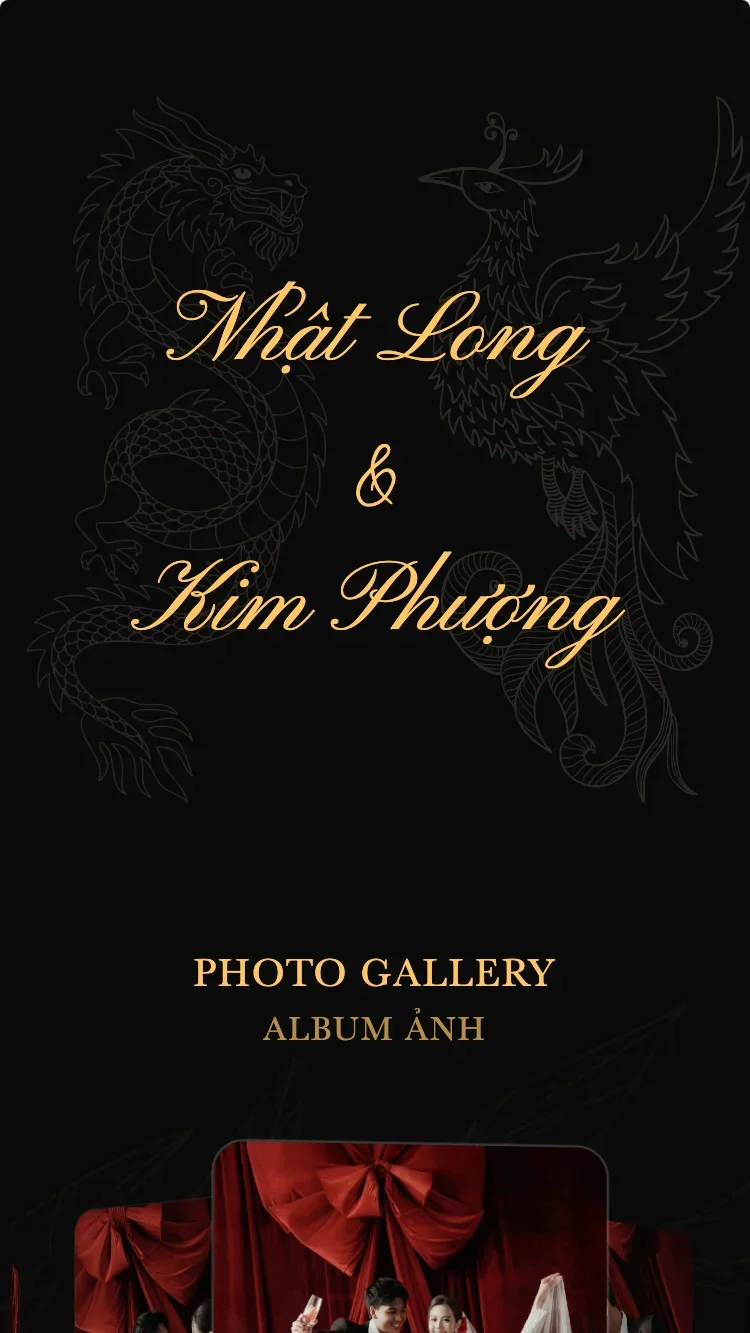 Long Phụng - Huyền - Mẫu thiệp cưới online
