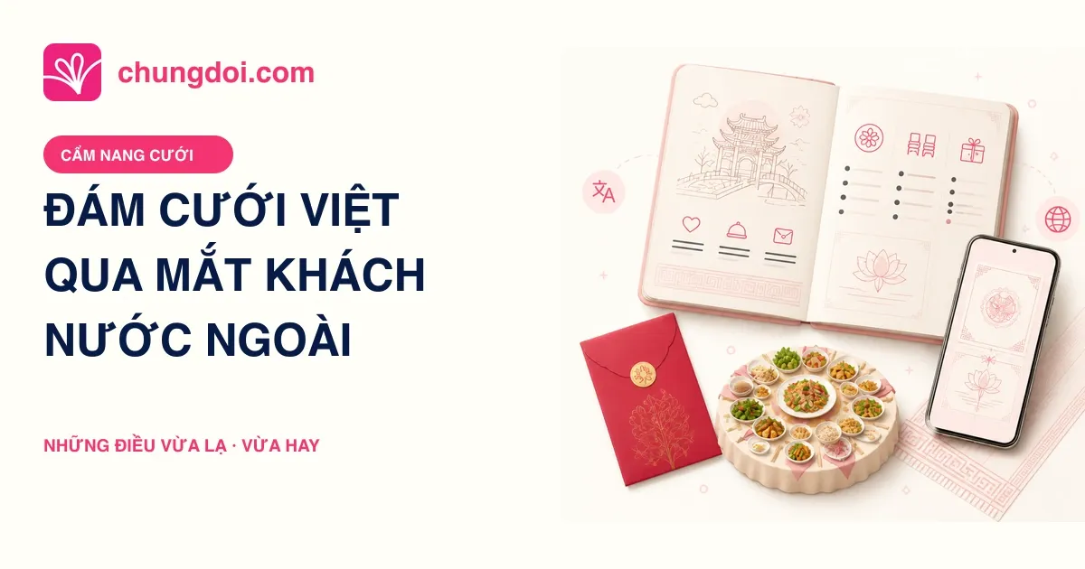 Đám cưới Việt qua mắt một vị khách nước ngoài