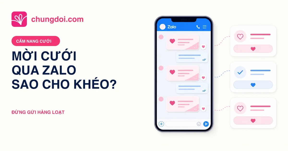 Mời Cưới Qua Zalo: Tại Sao Khách Nói 'Ok' Mà Không Đến (2026)