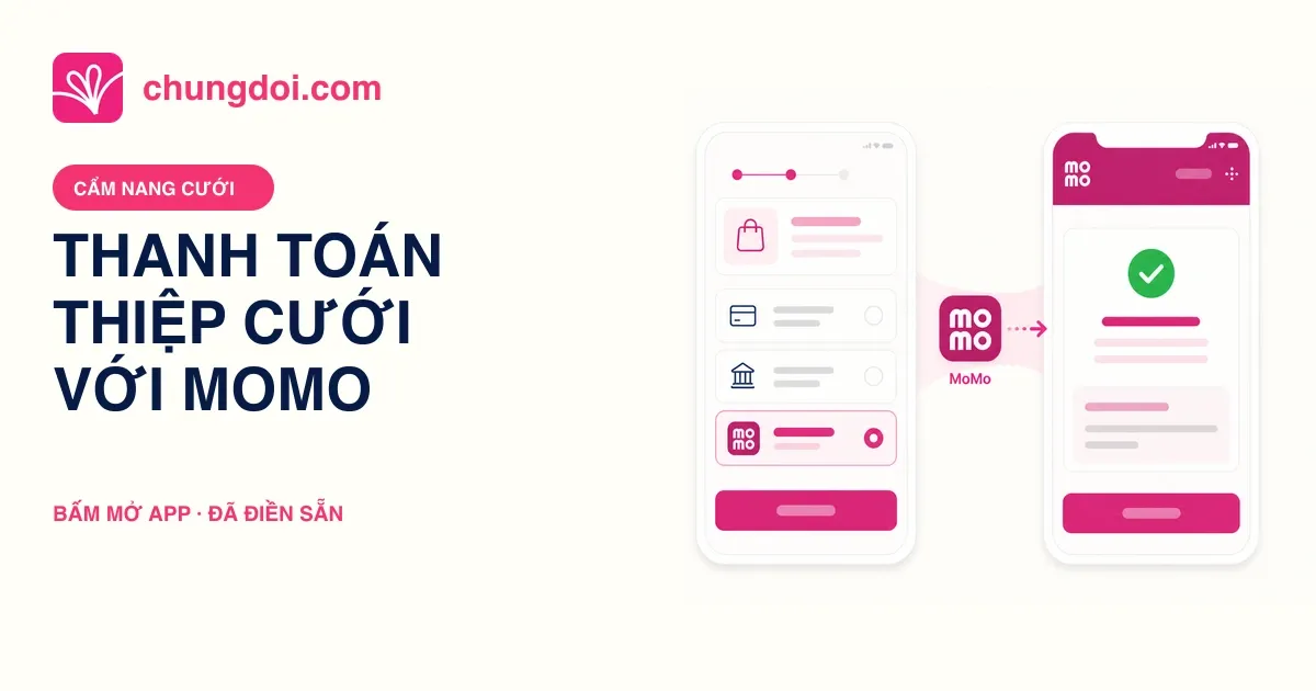 Tạo Thiệp Online hỗ trợ thanh toán với MoMo