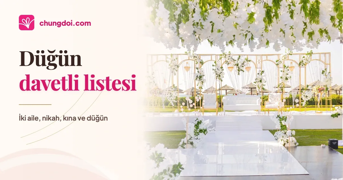 Düğün davetli listesi nasıl hazırlanır